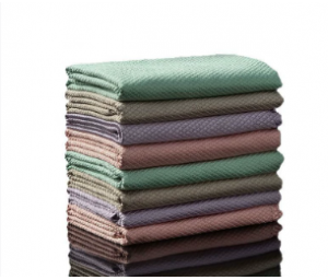 超细纤维吸水鱼鳞抹布玻璃格子 擦车抹布 洗碗毛巾