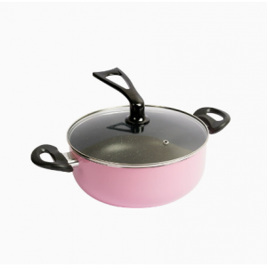 麦饭石奶锅锅具家用多功能汤锅